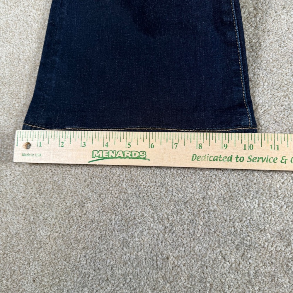 American Eagle Super Hi-Rise Flare Jeans Women 4 (FITS 28x27) Blue Super Stretch - Picture 10 of 13
